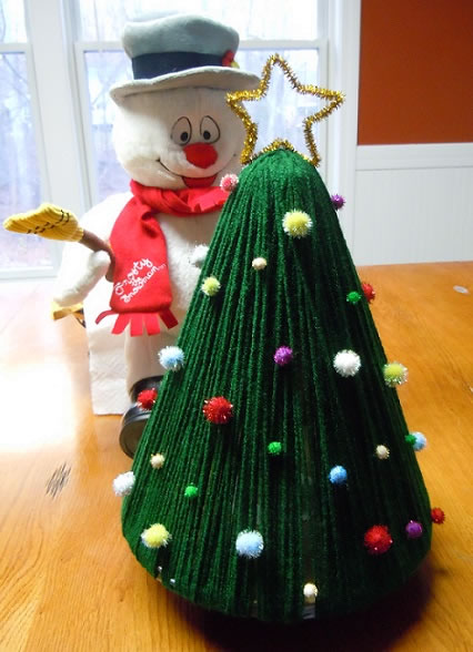 Frosty the snowman Christmas centerpiece